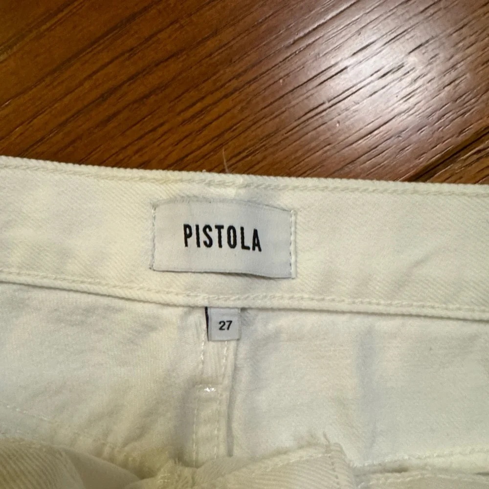 Pistola Lexi Mid Rise Bowed Straight Leg Jeans - Picture 6 of 13